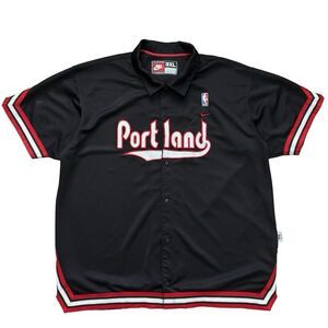 Vintage Nike Portland Trail Blazers 1976 Throwback Sz 3XL Warm Up Jacket Jersey